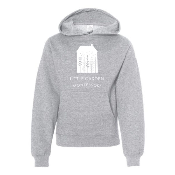 Independent Trading Co. - Youth Midweight Hooded Sweatshirt  - Printed Logo Thumbnail