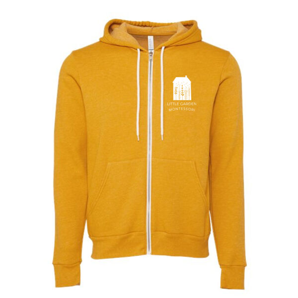 BELLA + CANVAS - Sponge Fleece Full-Zip Hoodie - Embroidered Logo Thumbnail