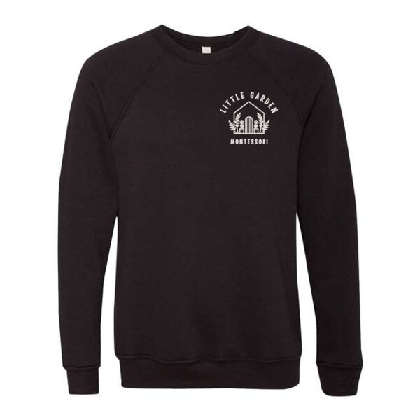 BELLA + CANVAS - Sponge Fleece Raglan Crewneck Sweatshirt - Embroidered Logo Thumbnail