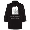 Ten Pearl Button Black Chef Coat Thumbnail