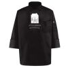 Black Knot Button Chef Coat Thumbnail